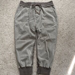Standard James Perse Mixed Media Jogger Pants. Coyote. Size 4* See measurements.